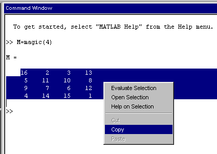 5.6 Как отменить действие в матлабе